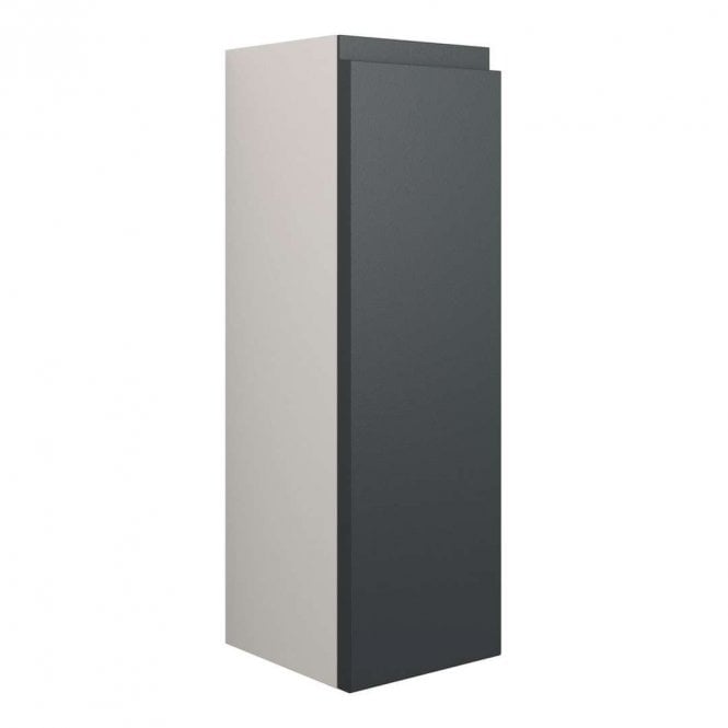 Dove Bathrooms Eden 200mm Slim Base Unit - Matt Graphite Grey (Grey Cabinet)