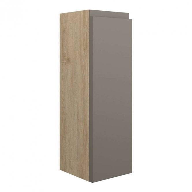 Dove Bathrooms Eden 200mm Slim Base Unit - Matt Stone (Oak Cabinet)