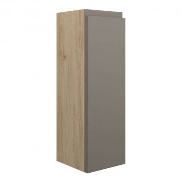 Eden 200mm Slim Base Unit - Matt Stone (Oak Cabinet)
