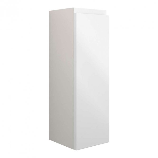 Dove Bathrooms Eden 200mm Slim Base Unit - White Gloss (Grey Cabinet)