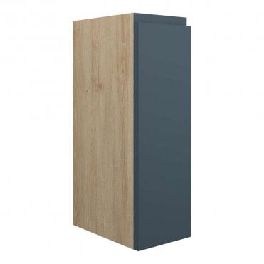 Eden 200mm Standard Toilet Roll Unit - Matt Arley Blue (Oak Cabinet)