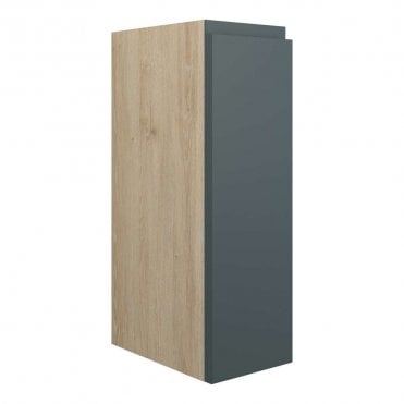 Eden 200mm Standard Toilet Roll Unit - Matt Green (Oak Cabinet)