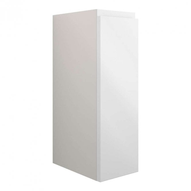 Dove Bathrooms Eden 200mm Standard Toilet Roll Unit - White Gloss (Grey Cabinet)