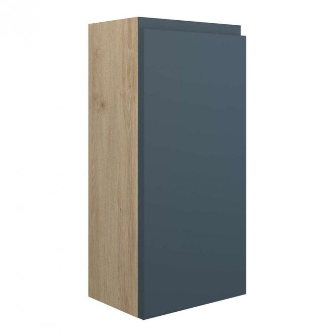 Dove Bathrooms Eden 300mm Slim Base Unit - Matt Arley Blue (Oak Cabinet)