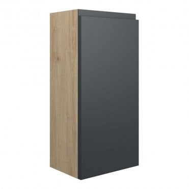 Eden 300mm Slim Base Unit - Matt Graphite Grey (Oak Cabinet)