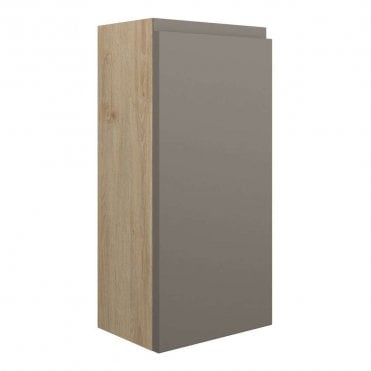 Eden 300mm Slim Base Unit - Matt Stone (Oak Cabinet)