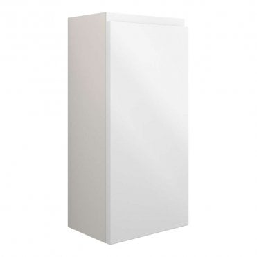 Eden 300mm Slim Base Unit - White Gloss (Grey Cabinet)