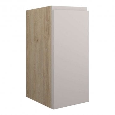 Eden 300mm Standard Base Unit - Matt Dove Grey (Oak Cabinet)