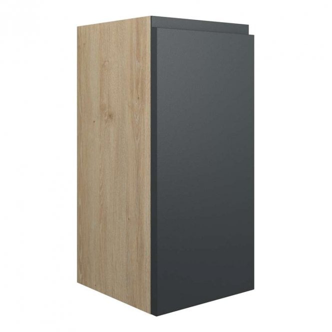 Dove Bathrooms Eden 300mm Standard Base Unit - Matt Graphite Grey (Oak Cabinet)