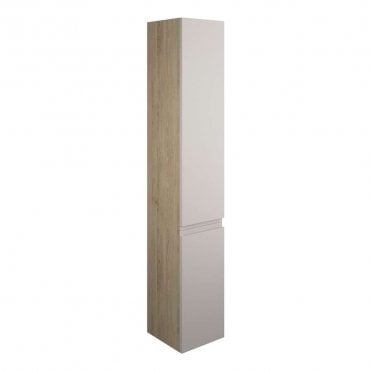 Eden 300mm Tall Unit - Matt Dove Grey (Oak Cabinet)