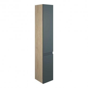 Eden 300mm Tall Unit - Matt Green (Oak Cabinet)