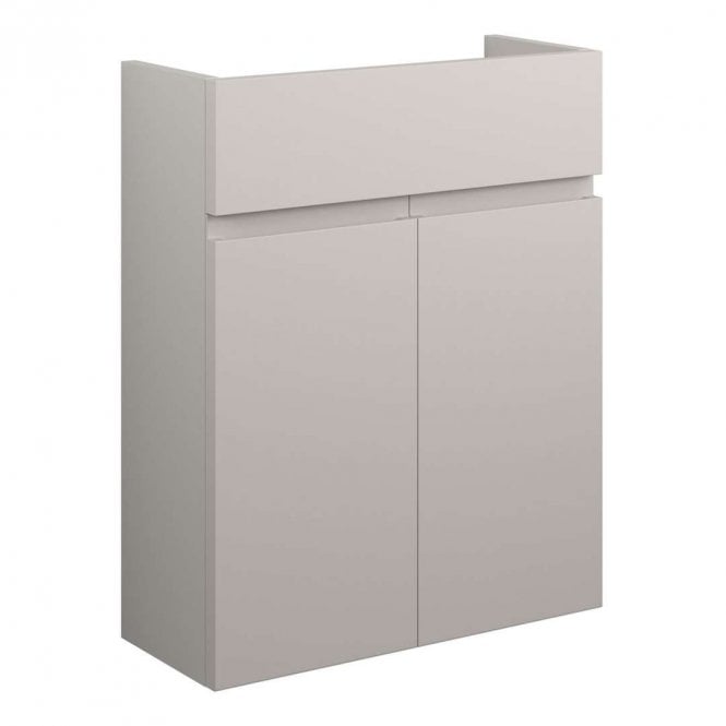 Dove Bathrooms Eden 500mm Slim Basin Unit - Matt Dove Grey (Grey Cabinet)