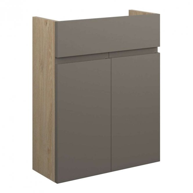 Dove Bathrooms Eden 500mm Slim Basin Unit - Matt Stone (Oak Cabinet)