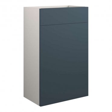 Eden 500mm Standard WC Unit - Matt Arley Blue (Grey Cabinet)