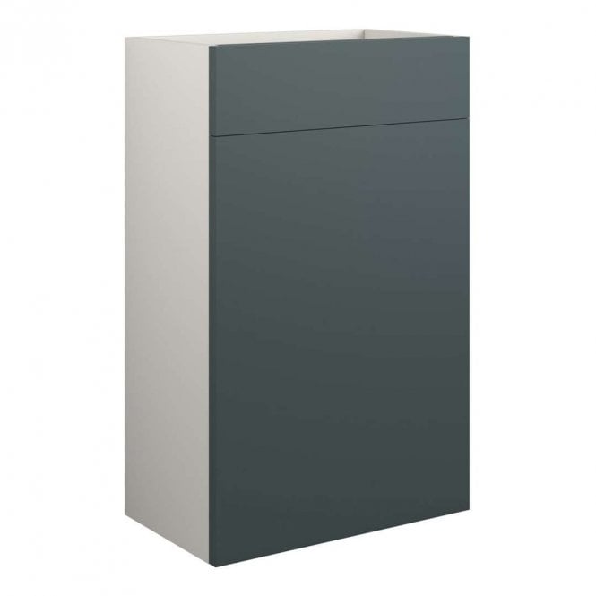 Dove Bathrooms Eden 500mm Standard WC Unit - Matt Green (Grey Cabinet)