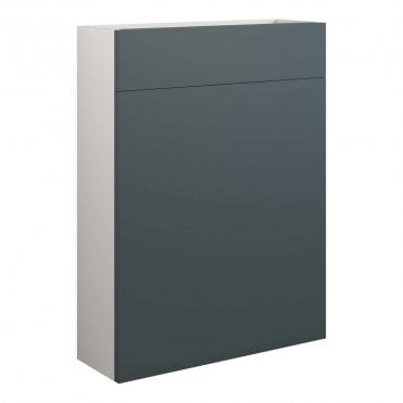 Eden 600mm Slim WC Unit - Matt Green (Grey Cabinet)