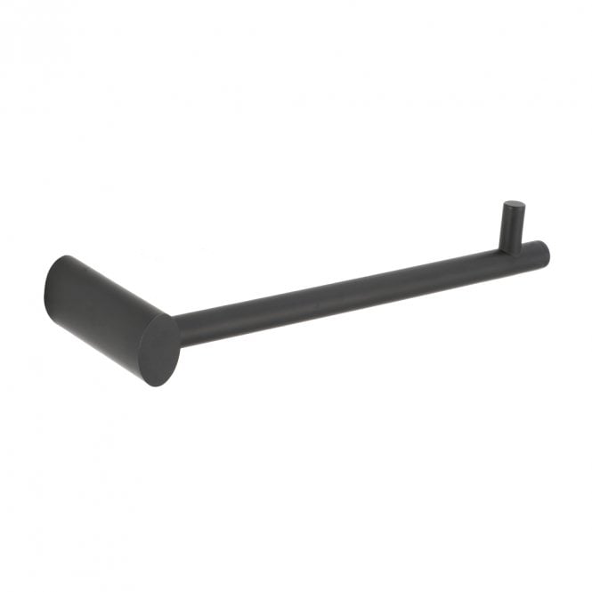 Dove Bathrooms Elliptical Black Toilet Roll Holder