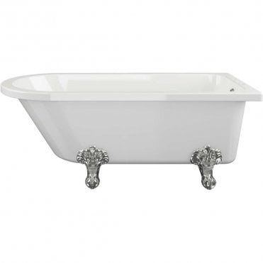 Ellison Freestanding 1500mm x 750mm 2TH Corner Bath with Feet