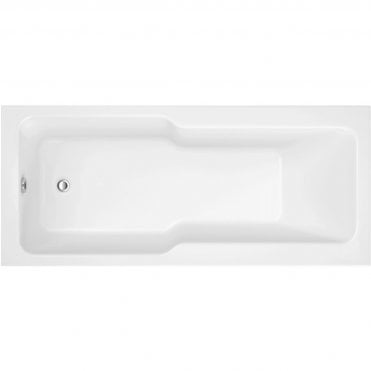 Ellison Straight 1700mm x 750mm 0TH Rectangular Shower Bath with Legs