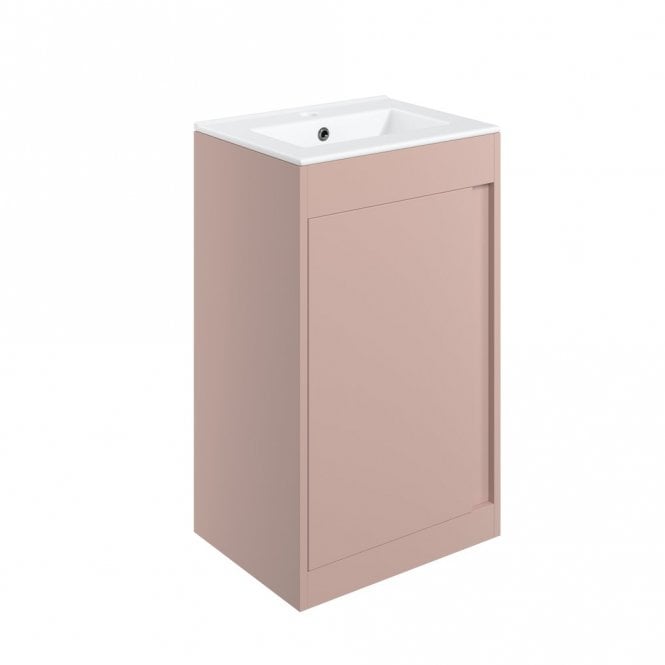 Dove Bathrooms Essence 510mm Floor Standing Vanity & Basin - Antique Rose