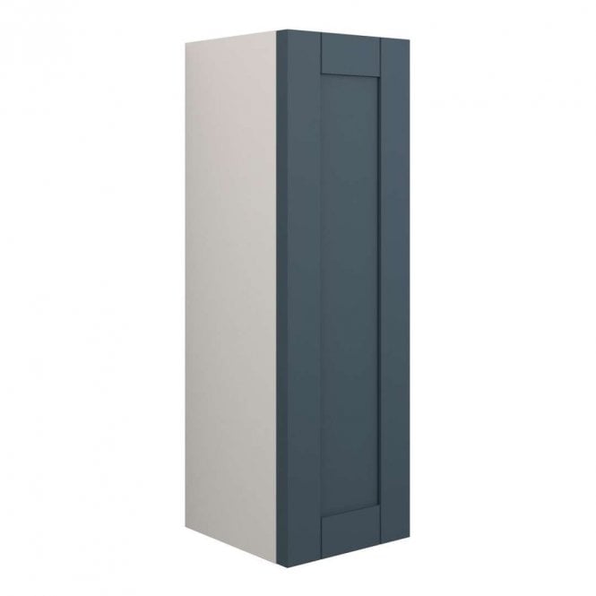 Dove Bathrooms Etta 200mm Slim Base Unit - Matt Arley Blue (Grey Cabinet)