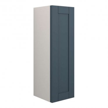 Etta 200mm Slim Base Unit - Matt Arley Blue (Grey Cabinet)