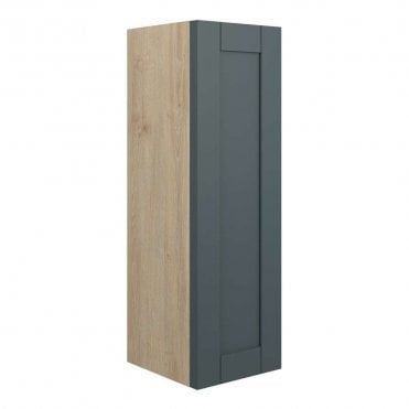 Etta 200mm Slim Base Unit - Matt Green (Oak Cabinet)