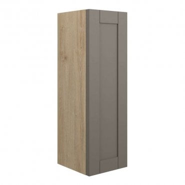 Etta 200mm Slim Base Unit - Matt Stone (Oak Cabinet)