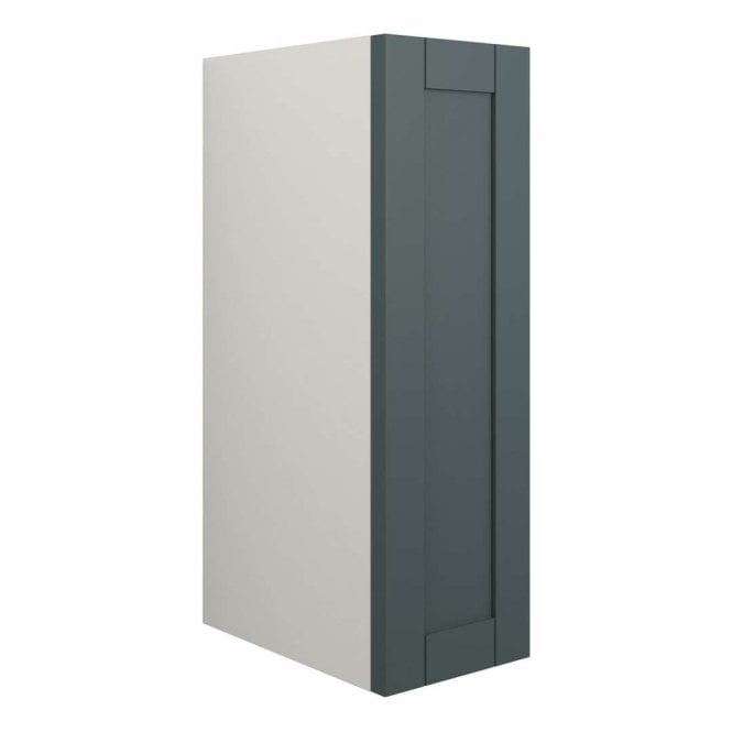 Dove Bathrooms Etta 200mm Standard Toilet Roll Unit - Matt Green (Grey Cabinet)
