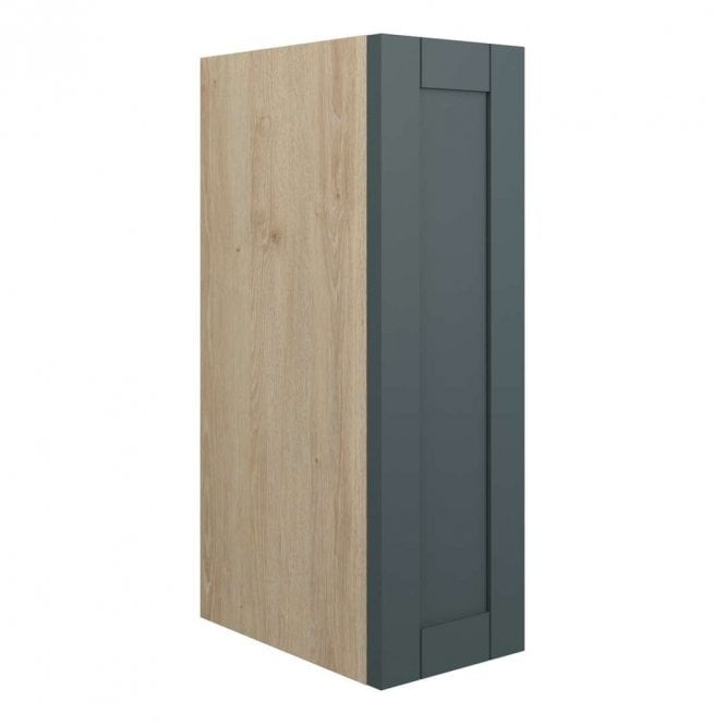 Dove Bathrooms Etta 200mm Standard Toilet Roll Unit - Matt Green (Oak Cabinet)