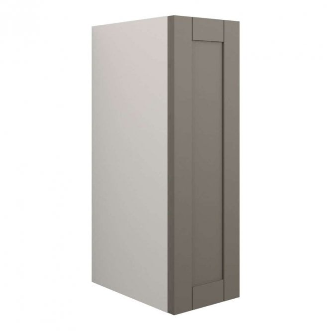 Dove Bathrooms Etta 200mm Standard Toilet Roll Unit - Matt Stone (Grey Cabinet)