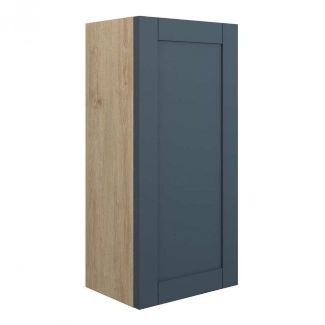 Dove Bathrooms Etta 300mm Slim Base Unit - Matt Arley Blue (Oak Cabinet)