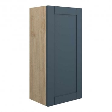 Etta 300mm Slim Base Unit - Matt Arley Blue (Oak Cabinet)