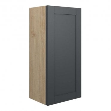Etta 300mm Slim Base Unit - Matt Graphite Grey (Oak Cabinet)