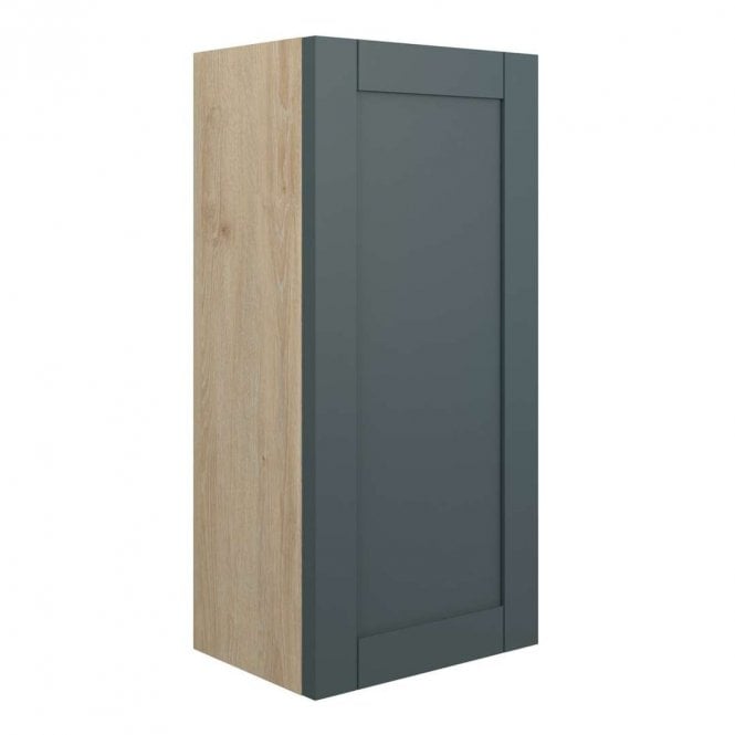 Dove Bathrooms Etta 300mm Slim Base Unit - Matt Green (Oak Cabinet)