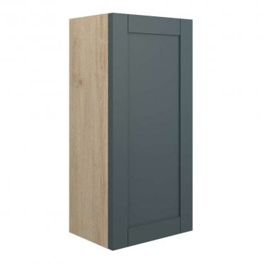 Etta 300mm Slim Base Unit - Matt Green (Oak Cabinet)