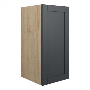 Etta 300mm Standard Base Unit - Matt Graphite Grey (Oak Cabinet)