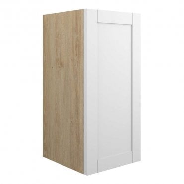 Etta 300mm Standard Base Unit - Matt White (Oak Cabinet)