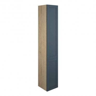 Etta 300mm Tall Unit - Matt Arley Blue (Oak Cabinet)