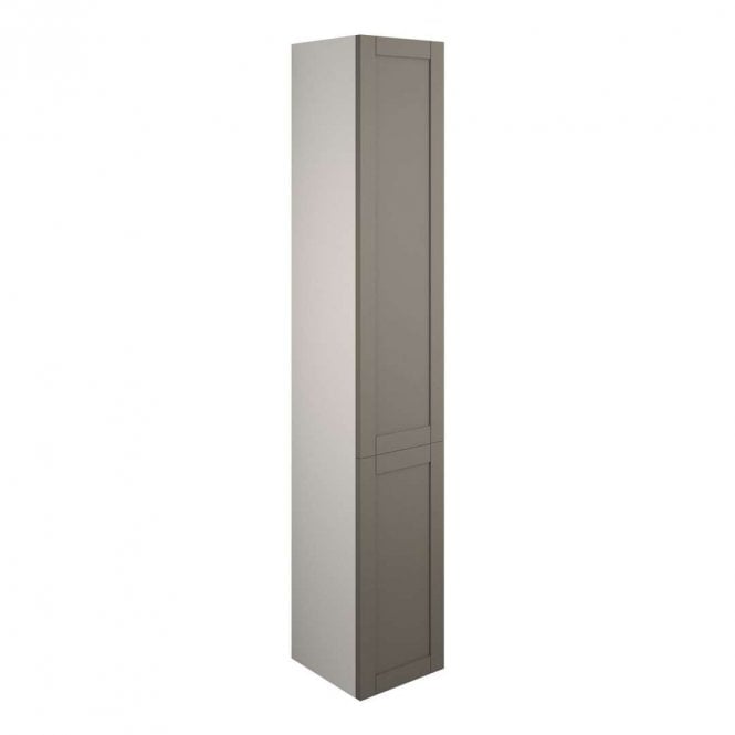 Dove Bathrooms Etta 300mm Tall Unit - Matt Stone (Grey Cabinet)