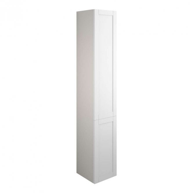 Dove Bathrooms Etta 300mm Tall Unit - Matt White (Grey Cabinet)