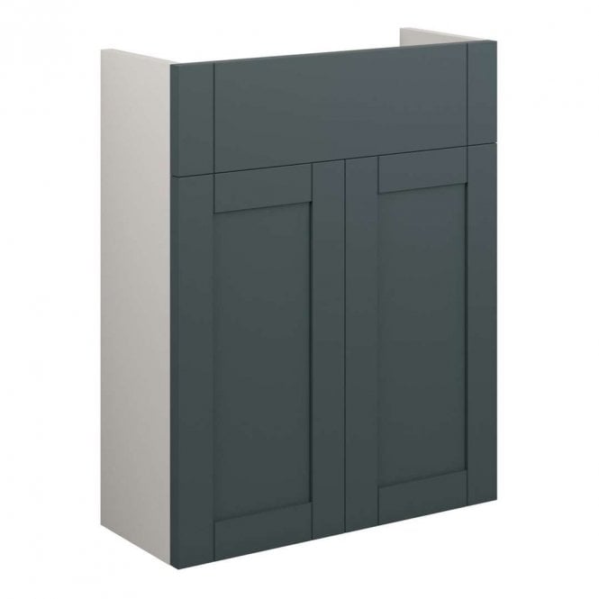 Dove Bathrooms Etta 500mm Slim Basin Unit - Matt Green (Grey Cabinet)