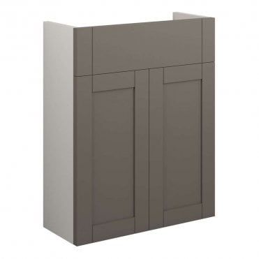 Etta 500mm Slim Basin Unit - Matt Stone (Grey Cabinet)