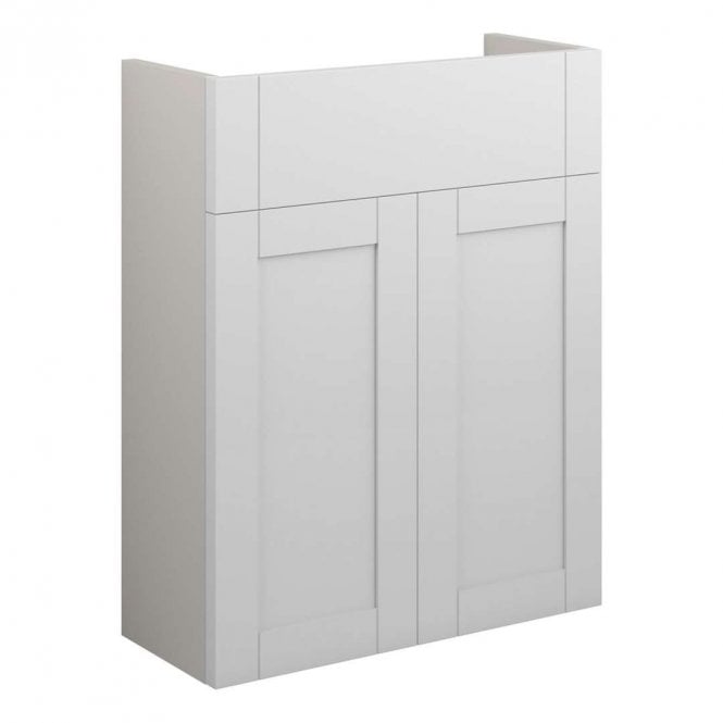 Dove Bathrooms Etta 500mm Slim Basin Unit - Matt White (Grey Cabinet)