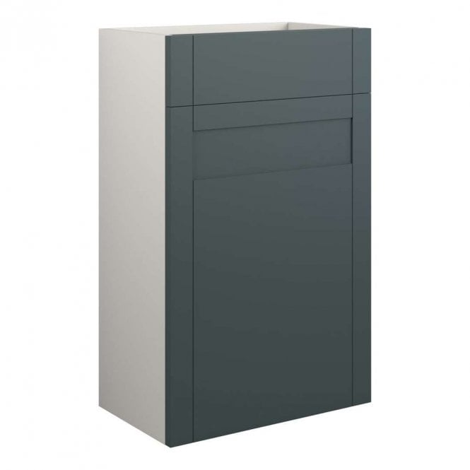 Dove Bathrooms Etta 500mm Standard WC Unit - Matt Green (Grey Cabinet)