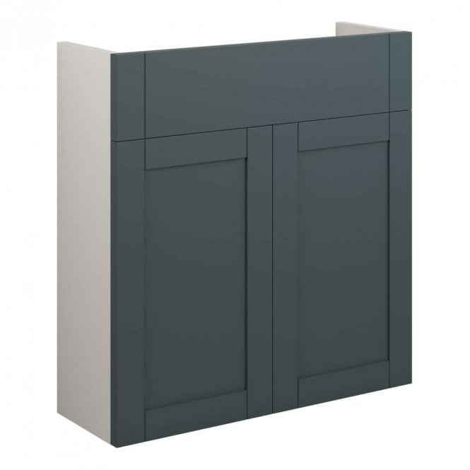 Dove Bathrooms Etta 600mm Slim Basin Unit - Matt Green (Grey Cabinet)