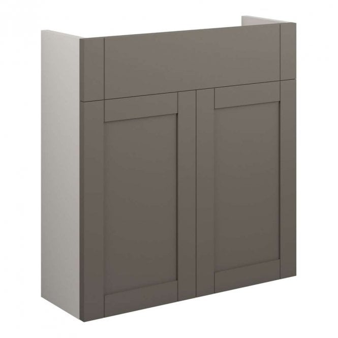 Dove Bathrooms Etta 600mm Slim Basin Unit - Matt Stone (Grey Cabinet)