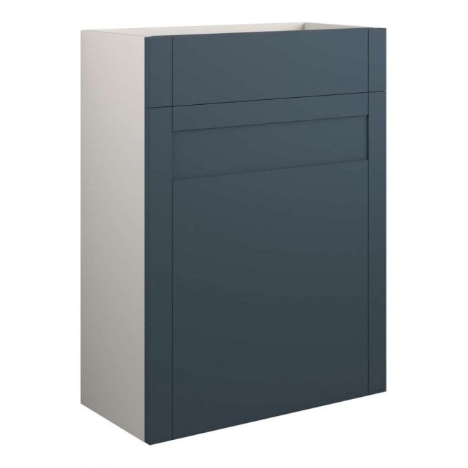 Dove Bathrooms Etta 600mm Standard WC Unit - Matt Arley Blue (Grey Cabinet)