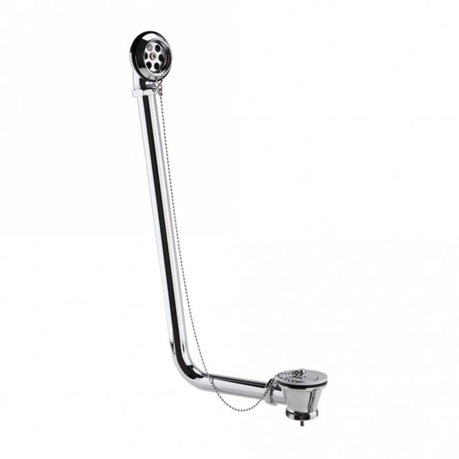 Dove Bathrooms Exposed Bath Plug & Chain Waste - Chrome