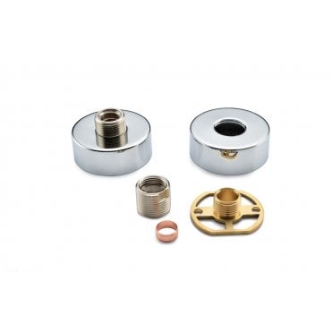 Exposed Shower Valve Fast Fitting Kit Round (Pair)